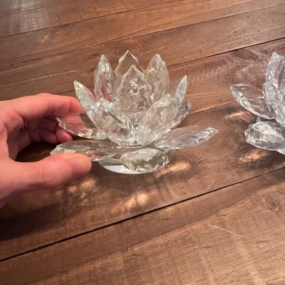2 Shannon Crystal taper candle holders - Picture 9 of 12